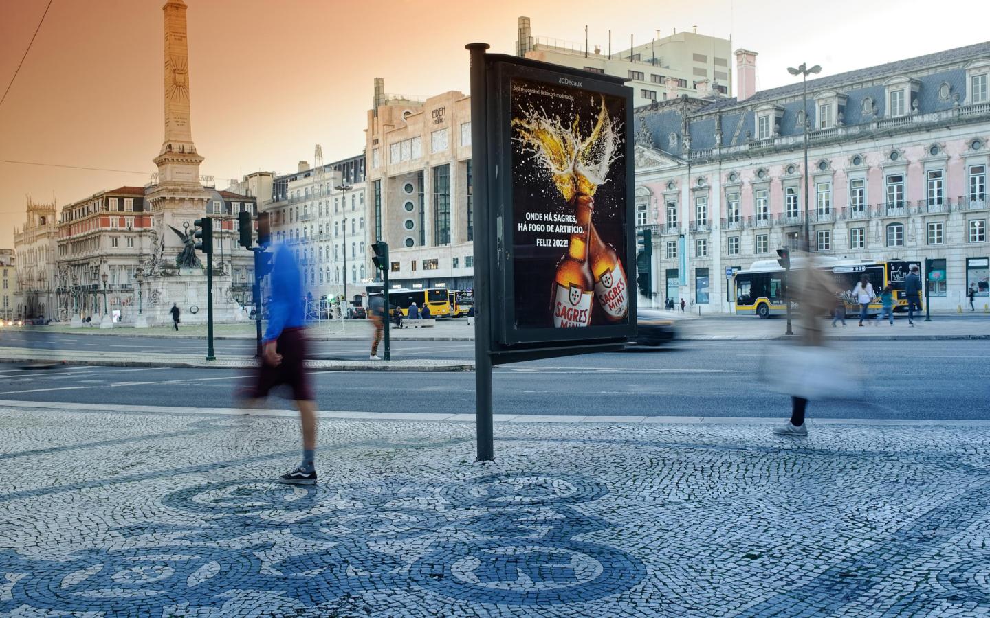 sagres campanha outdoor jcdecaux portugal